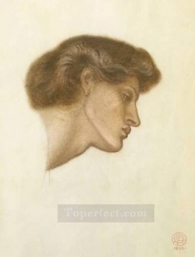 Dante Gabriel Rossetti Painting - Dantes Dream at the Time of the Death of Beatrice study Pre Raphaelite Brotherhood Dante Gabriel Rossetti